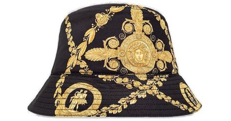 men versace bucket hat|Versace bucket hat men.